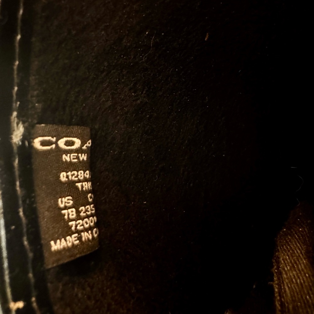 Coach Women's Tristee Black Rain Boots - Picture 2 of 2